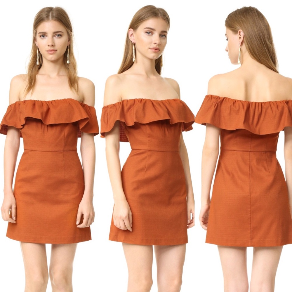 Kendall + Kylie • Ruffle Off Shoulder Dress - Picture 2 of 9